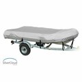 Eevelle Boat Cover INFLATABLE, Outboard Fits 16ft 6in L up to 76in W Silver SCINF1676B-SLR